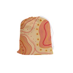 Lines Abstract Colourful Design Drawstring Pouch (medium)