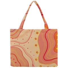 Lines Abstract Colourful Design Mini Tote Bag