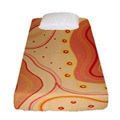 Lines Abstract Colourful Design Fitted Sheet (single Size)