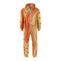 Lines Abstract Colourful Design Hooded Jumpsuit (kids)