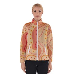 Lines Abstract Colourful Design Women s Bomber Jacket