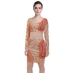 Lines Abstract Colourful Design Top And Skirt Sets by Maspions