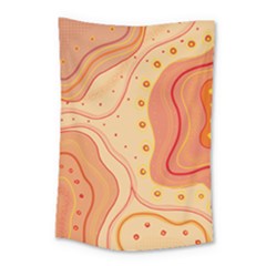 Lines Abstract Colourful Design Small Tapestry