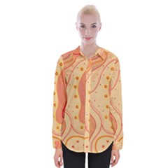 Lines Abstract Colourful Design Womens Long Sleeve Shirt