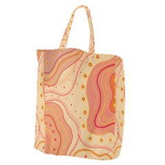 Lines Abstract Colourful Design Giant Grocery Tote