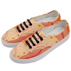 Lines Abstract Colourful Design Women s Classic Low Top Sneakers