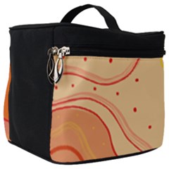 Lines Abstract Colourful Design Make Up Travel Bag (big)