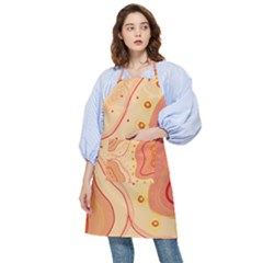 Lines Abstract Colourful Design Pocket Apron