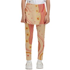 Lines Abstract Colourful Design Kids  Skirted Pants