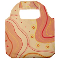 Lines Abstract Colourful Design Foldable Grocery Recycle Bag