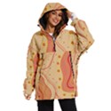 Lines Abstract Colourful Design Women s Ski and Snowboard Waterproof Breathable Jacket View1