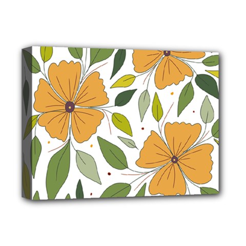 Flower Petal Plant Leaves Deluxe Canvas 16  X 12  (stretched)  by Maspions