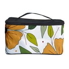 Flower Petal Plant Leaves Cosmetic Storage Case by Maspions