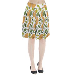 Flower Petal Plant Leaves Pleated Skirt