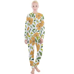 Flower Petal Plant Leaves Women s Lounge Set by Maspions