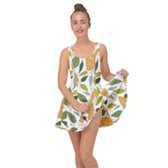 Flower Petal Plant Leaves Inside Out Casual Dress