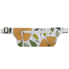 Flower Petal Plant Leaves Active Waist Bag