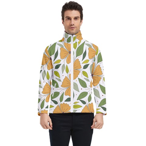 Flower Petal Plant Leaves Men s Bomber Jacket by Maspions