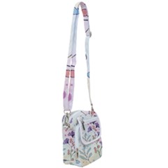 Flower Paint Flora Nature Plant Shoulder Strap Belt Bag