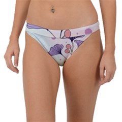 Flower Paint Flora Nature Plant Band Bikini Bottoms