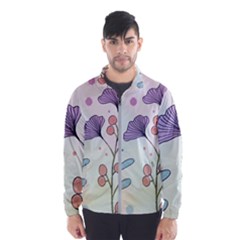 Flower Paint Flora Nature Plant Men s Windbreaker