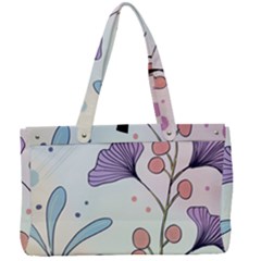 Flower Paint Flora Nature Plant Canvas Work Bag