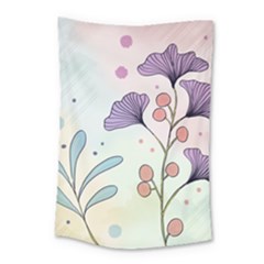 Flower Paint Flora Nature Plant Small Tapestry