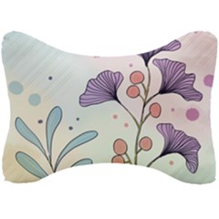 Flower Paint Flora Nature Plant Seat Head Rest Cushion