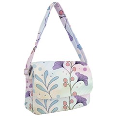 Flower Paint Flora Nature Plant Courier Bag