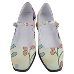 Flower Paint Flora Nature Plant Women s Mary Jane Shoes