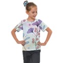 Flower Paint Flora Nature Plant Kids  Mesh Piece T-Shirt View1