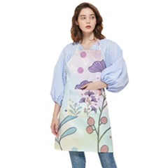 Flower Paint Flora Nature Plant Pocket Apron