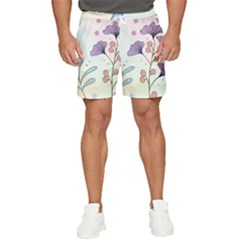 Flower Paint Flora Nature Plant Men s Runner Shorts by Maspions