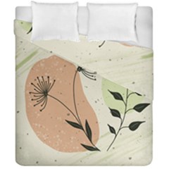 Flora Floral Flower Nature Plant Doodle Duvet Cover Double Side (california King Size)