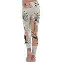 Flora Floral Flower Nature Plant Doodle Kids  Lightweight Velour Classic Yoga Leggings View4