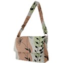 Flora Floral Flower Nature Plant Doodle Full Print Messenger Bag (L) View1