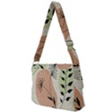 Flora Floral Flower Nature Plant Doodle Full Print Messenger Bag (L) View2