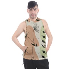 Flora Floral Flower Nature Plant Doodle Men s Sleeveless Hoodie