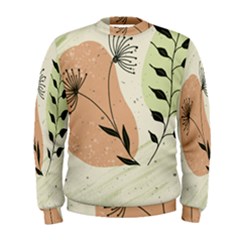 Flora Floral Flower Nature Plant Doodle Men s Sweatshirt