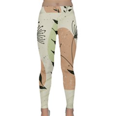 Flora Floral Flower Nature Plant Doodle Classic Yoga Leggings