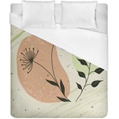 Flora Floral Flower Nature Plant Doodle Duvet Cover (california King Size)