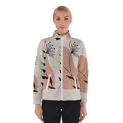 Flora Floral Flower Nature Plant Doodle Women s Bomber Jacket