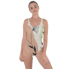 Flora Floral Flower Nature Plant Doodle Bring Sexy Back Swimsuit