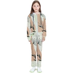 Flora Floral Flower Nature Plant Doodle Kids  Tracksuit