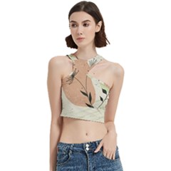 Flora Floral Flower Nature Plant Doodle Cut Out Top