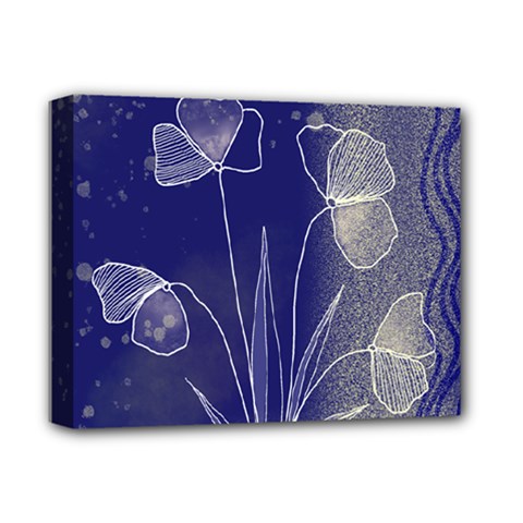 Flower Nature Abstract Art Deluxe Canvas 14  X 11  (stretched)