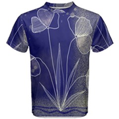 Flower Nature Abstract Art Men s Cotton T-shirt