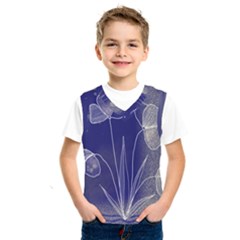 Flower Nature Abstract Art Kids  Basketball Tank Top by Maspions