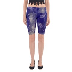 Flower Nature Abstract Art Yoga Cropped Leggings