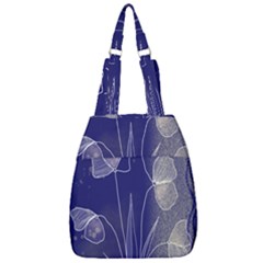 Flower Nature Abstract Art Center Zip Backpack